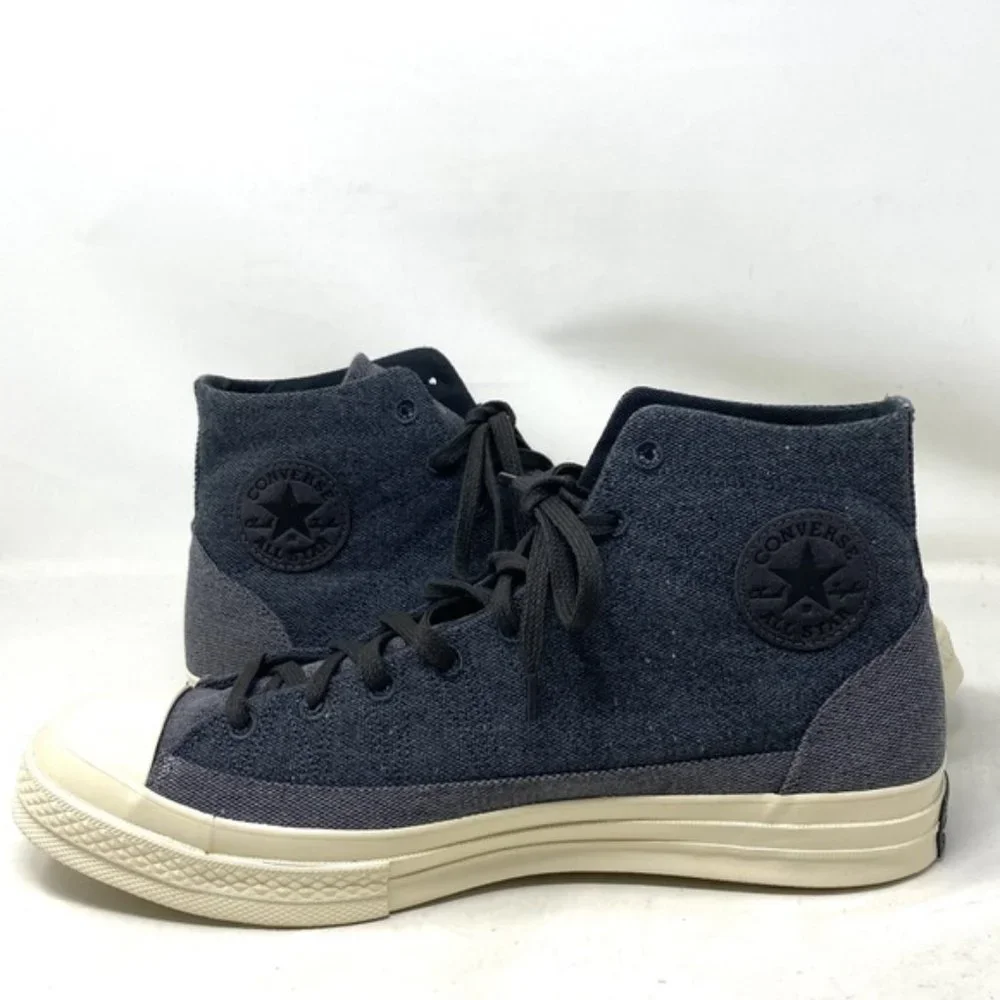 Converse Chuck 70 High Casual Shoes Black Storm Canvas Men Size Sneakers 172819C